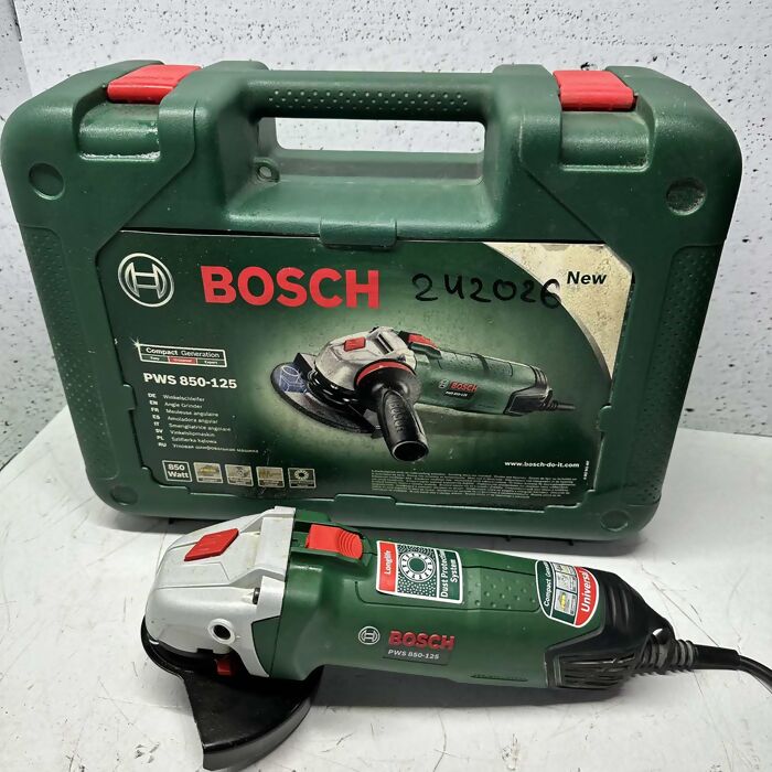 Болгарка Bosch PWS 850-125, 850 Вт, 125 мм