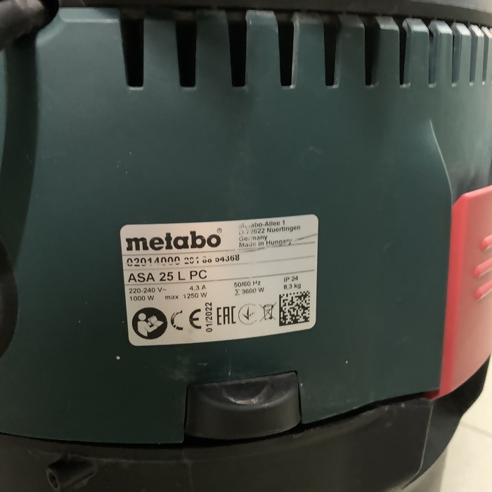 Строительный пылесос Metabo ASA 25 L PC