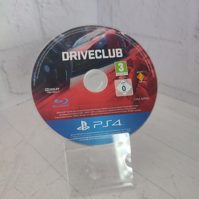 Диск Sony PlayStation 4 DRIVECLUB