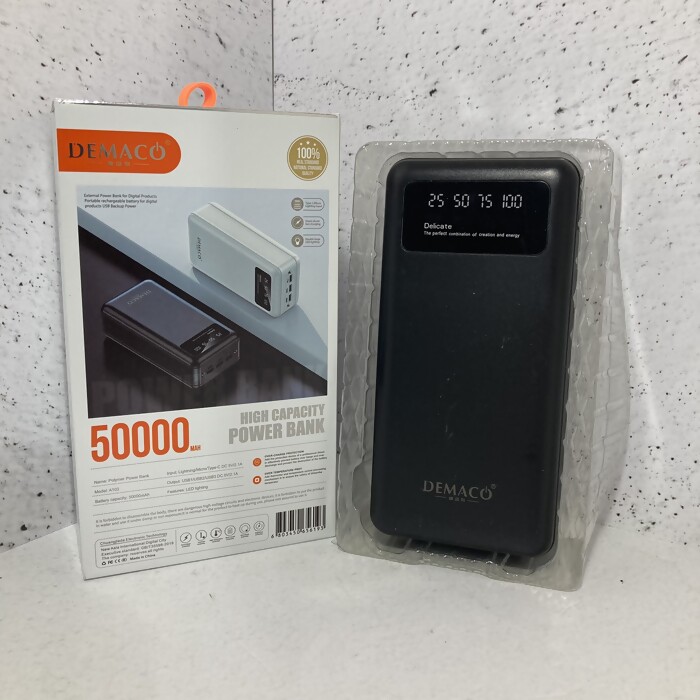 Внешний аккумулятор Demaco 50000mAh