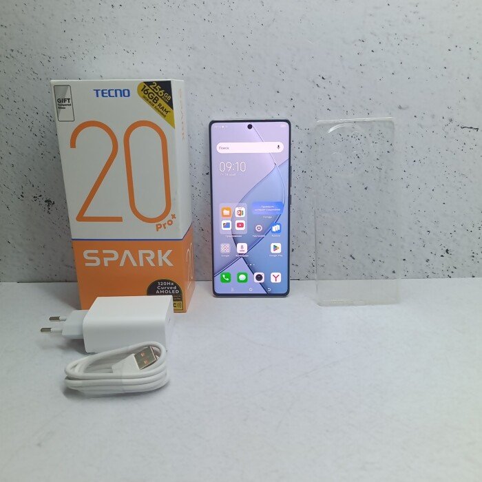 Смартфон TECNO Spark 20 Pro+ 8/256 Серебристый