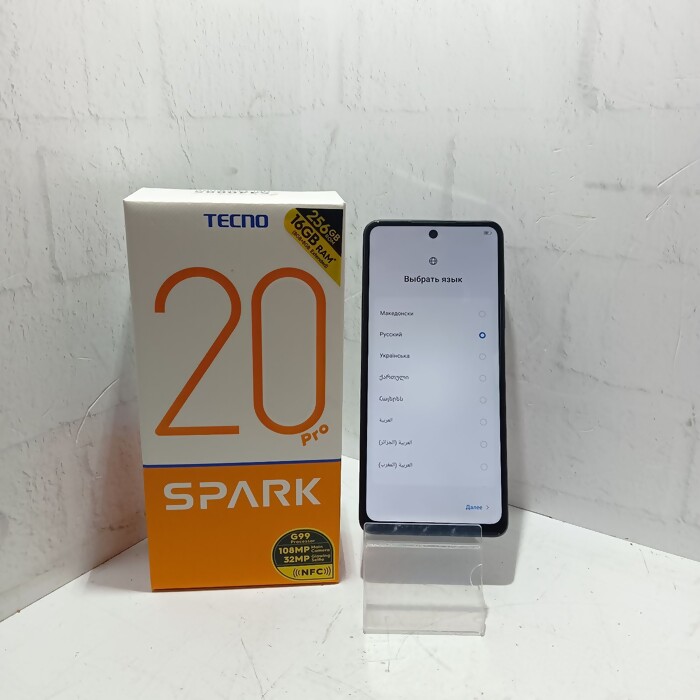 Смартфон TECNO Spark 20 Pro 8/256 Синий