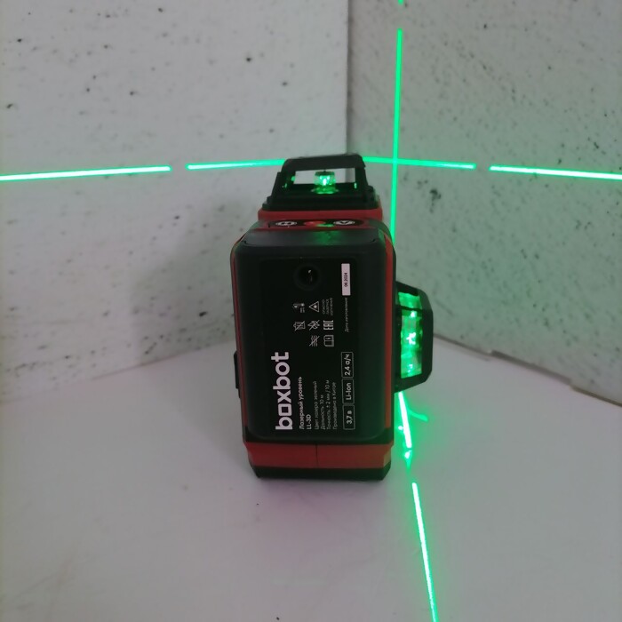 Лазерный уровень Boxbot 4х360