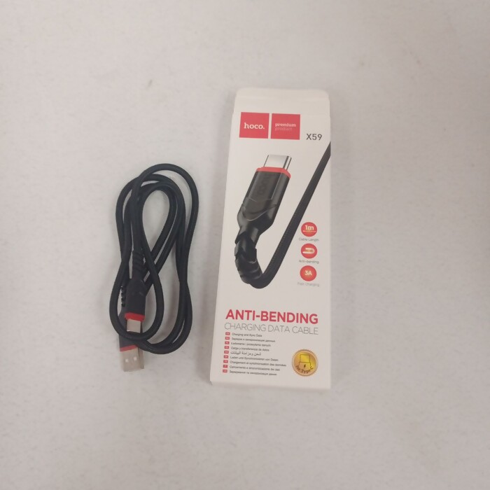 Зярядный кабель TypeC-usb Hoco X59 Type-C