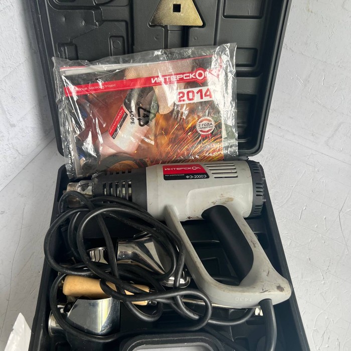 Строительный фен Интерскол ФЭ-2000Э