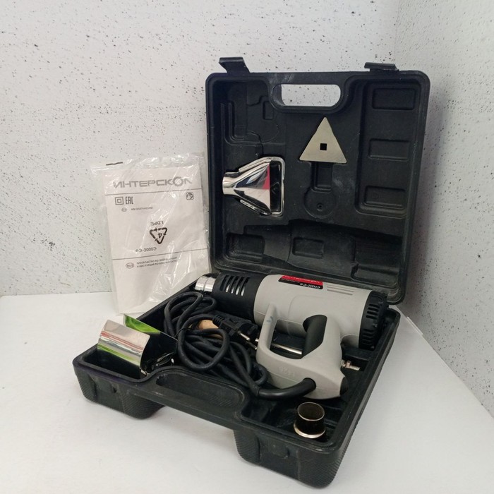 Строительный фен Интерскол ФЭ-2000Э