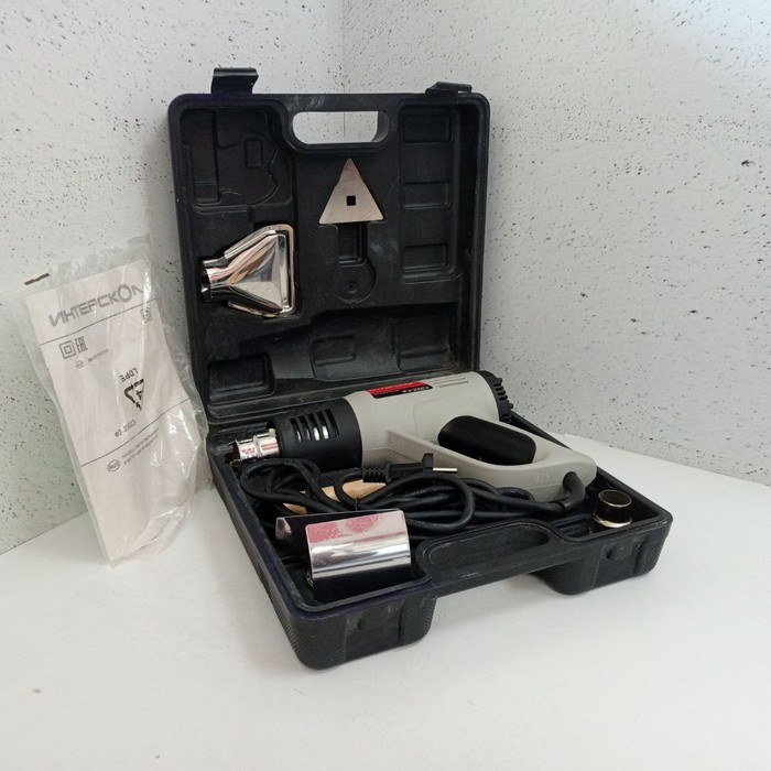 Строительный фен Интерскол ФЭ-2000Э