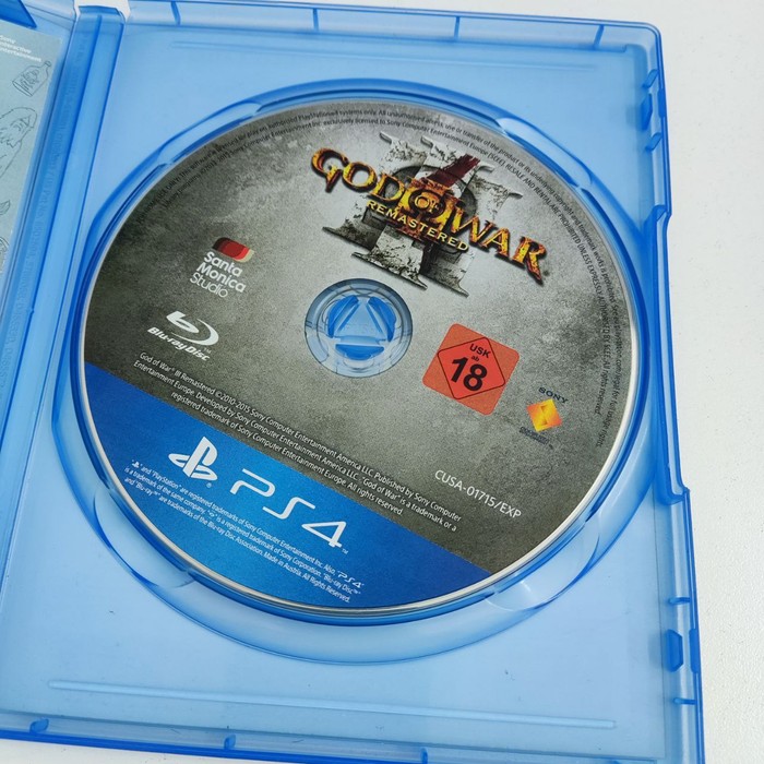 Диск Sony PlayStation 4 GOD OF WAR REMASTERED