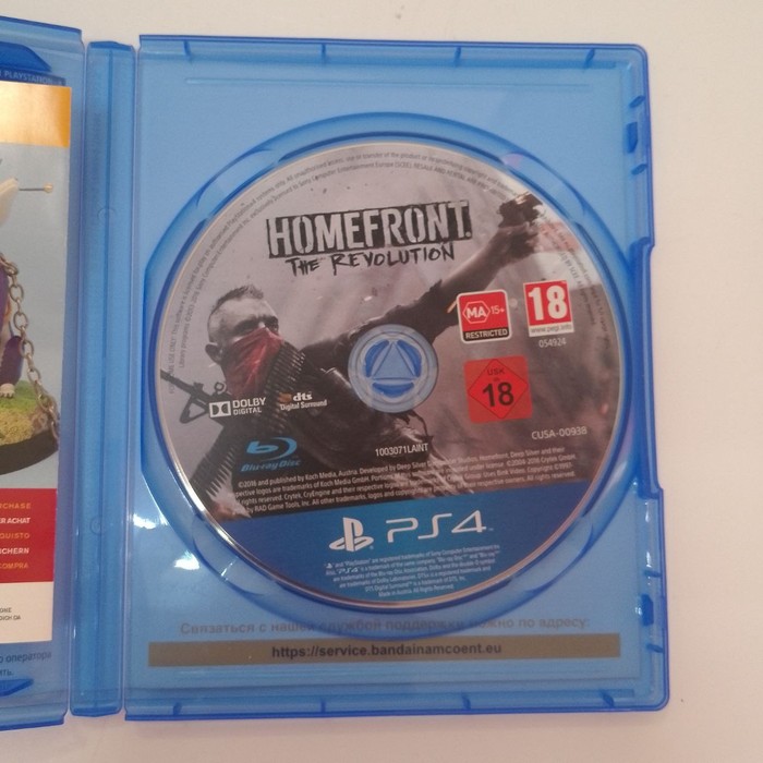 Диск Sony PlayStation 4 Homefront: The Revolution