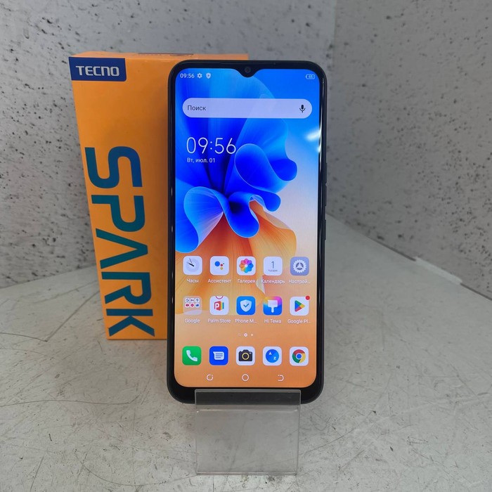 Смартфон Tecno Spark 7 4/64 Серый