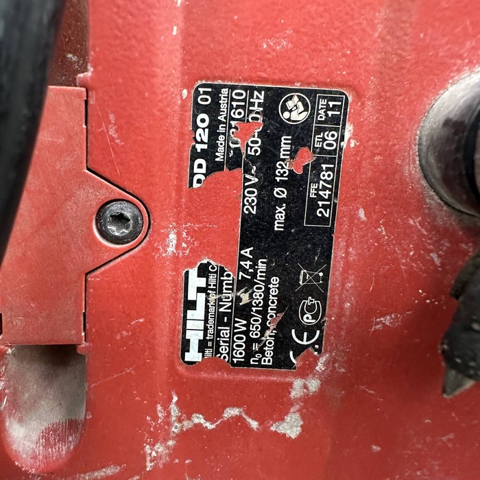 Мотор алмазного бурения Hilti DD-120