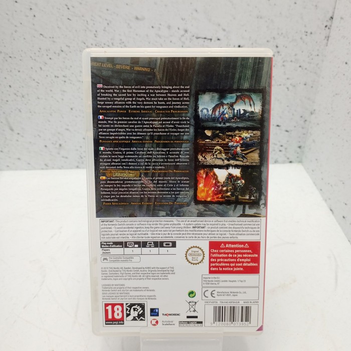 Диск Nintendo Darksiders 3