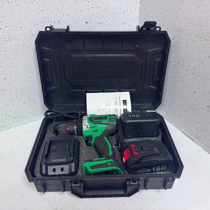 Шуруповерт Zitrek Green Impact 18V