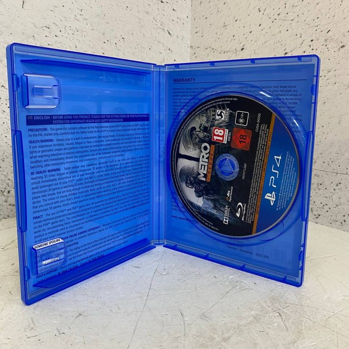 Диск Sony PlayStation 4 Metro Redux