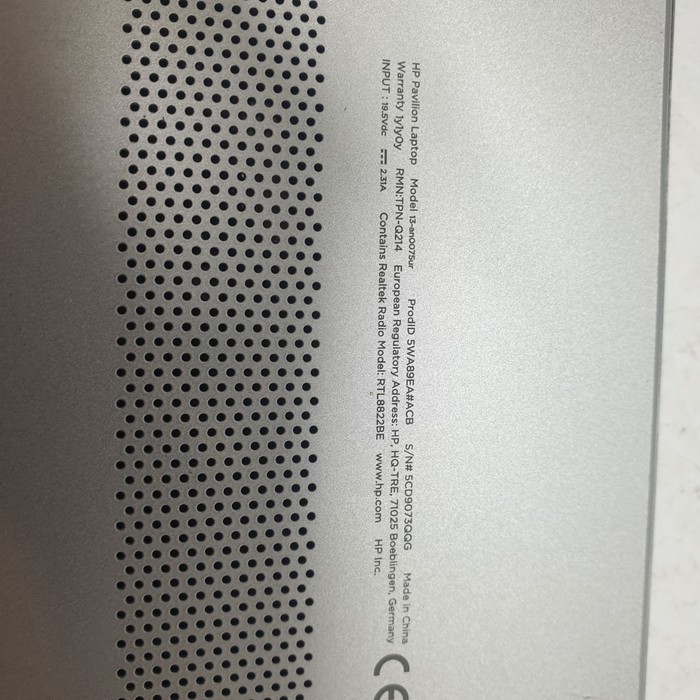 Ноутбук HP laptop 13-an0xxx