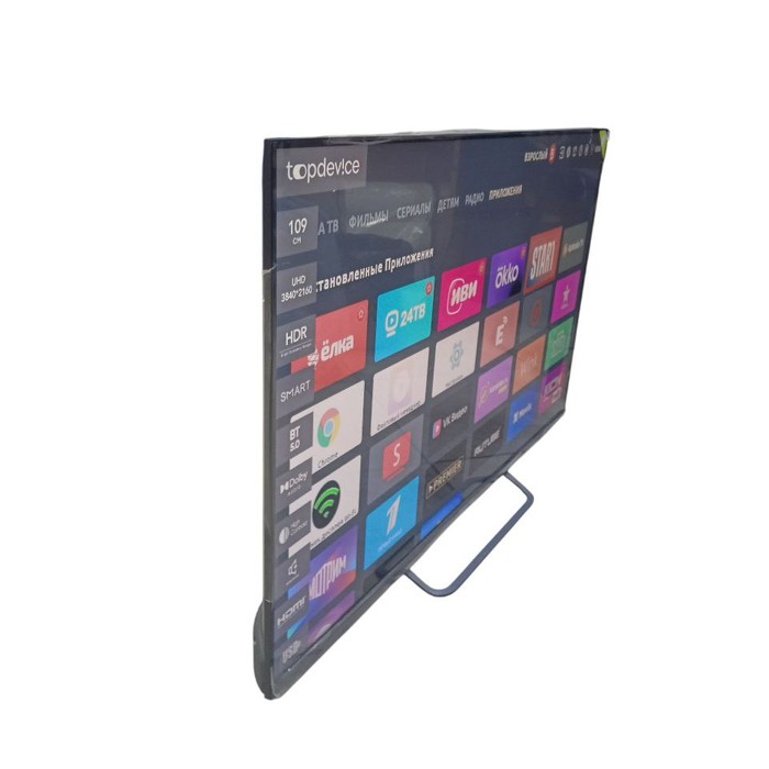 SMART-TV Телевизор Topdevice TDTV43CS06U_BK