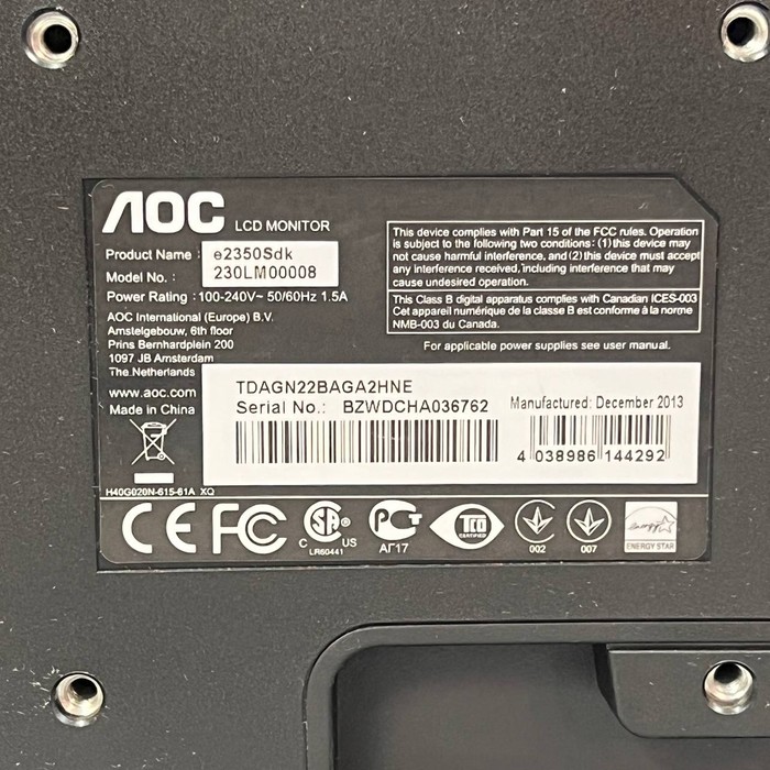 Монитор AOC 230LM00008