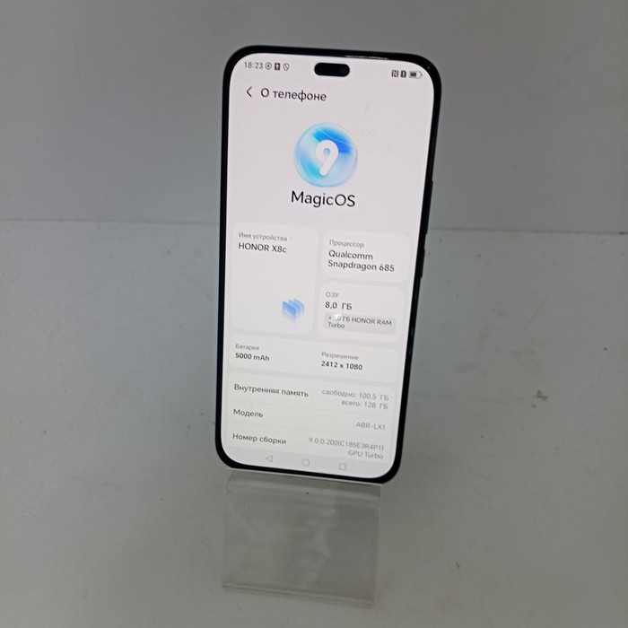 Смартфон HONOR X8C 8/128 Черный