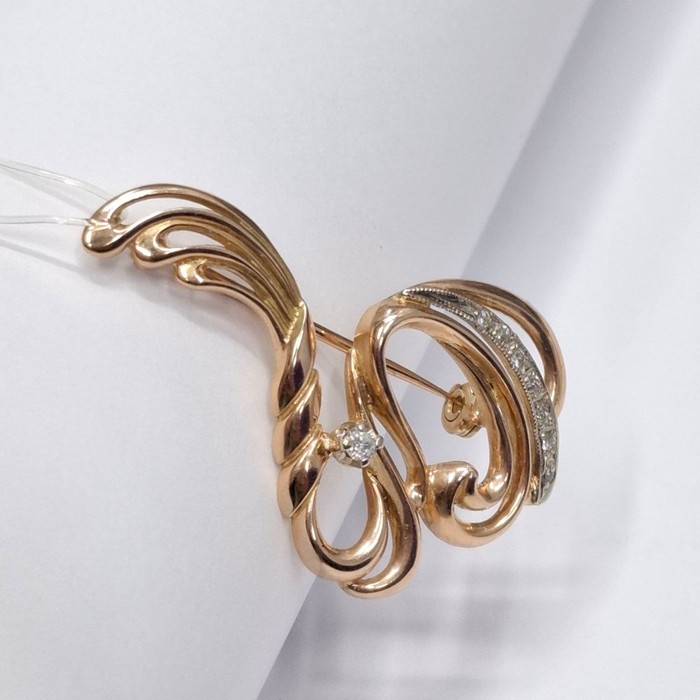 Premium Брошь Золото 585