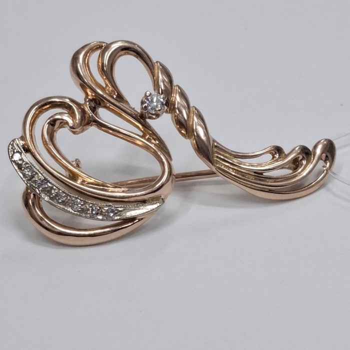 Premium Брошь Золото 585