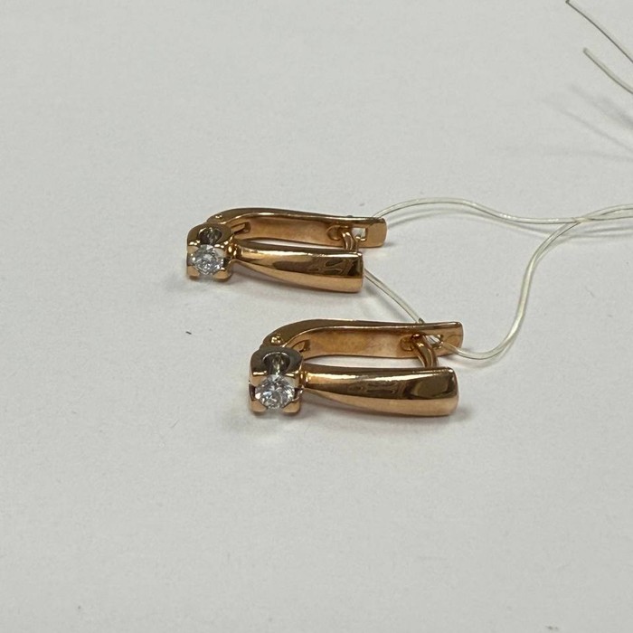 Premium Серьги Золото 585