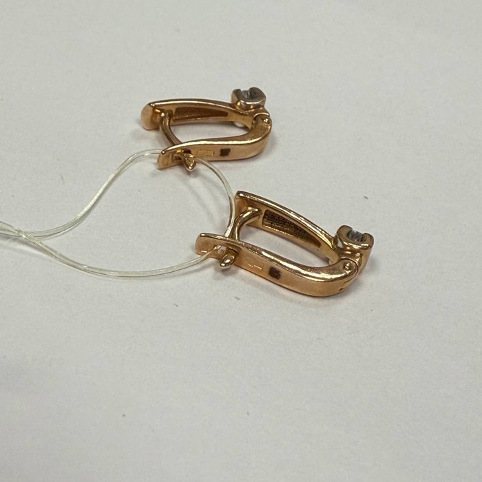 Premium Серьги Золото 585