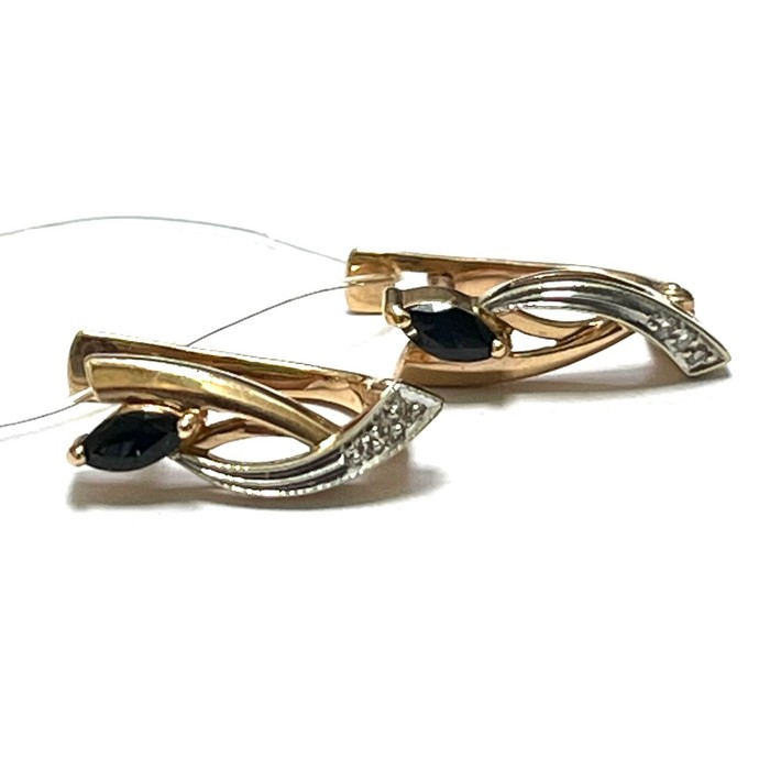 Premium Серьги Золото 585