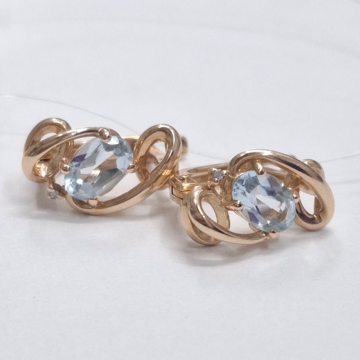 Premium Серьги Золото 585