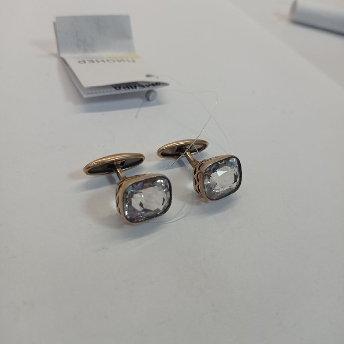 Запонки Серебро 925