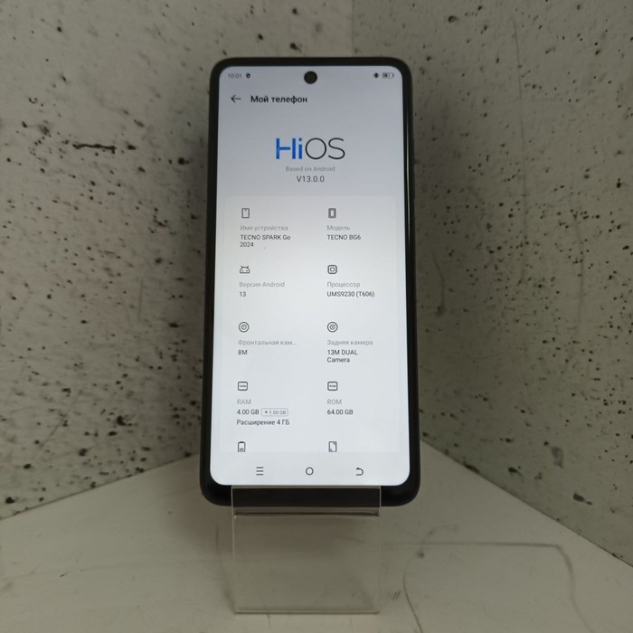 Смартфон Tecno Spark Go 2024 4/64 Черный