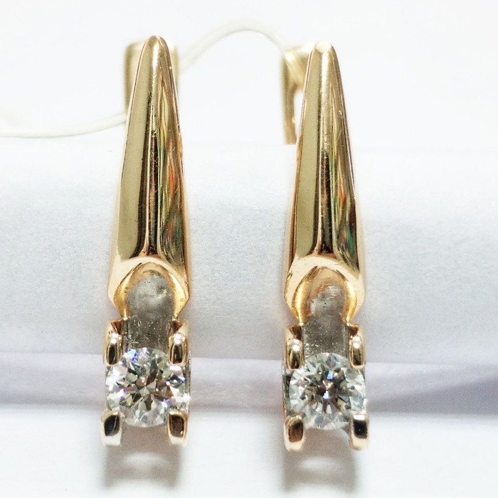 Premium Серьги Золото 585