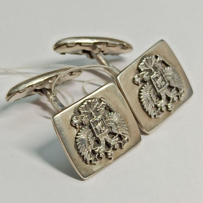 Запонки Серебро 925