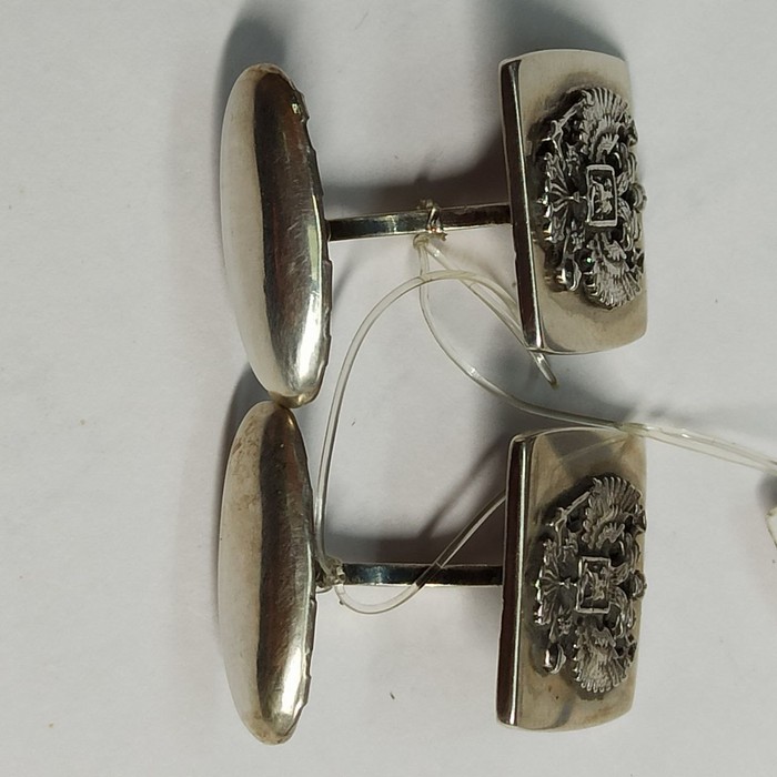 Запонки Серебро 925