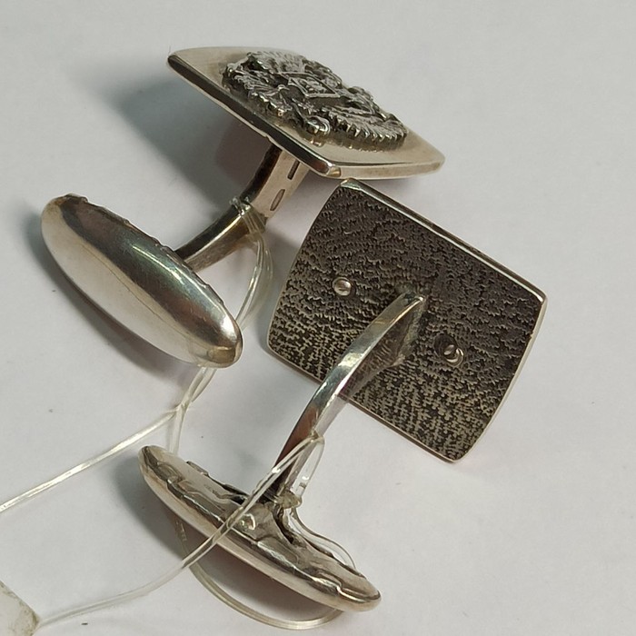 Запонки Серебро 925