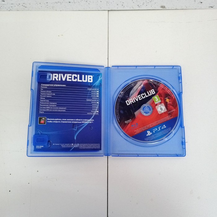 Диск Sony PlayStation 4 DRIVECLUB