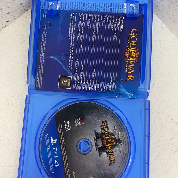 Диск Sony PlayStation 4 God of War