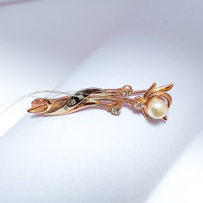 Брошь Золото 585