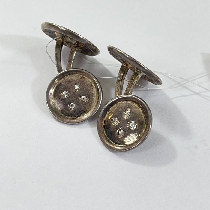 Запонки Серебро 925