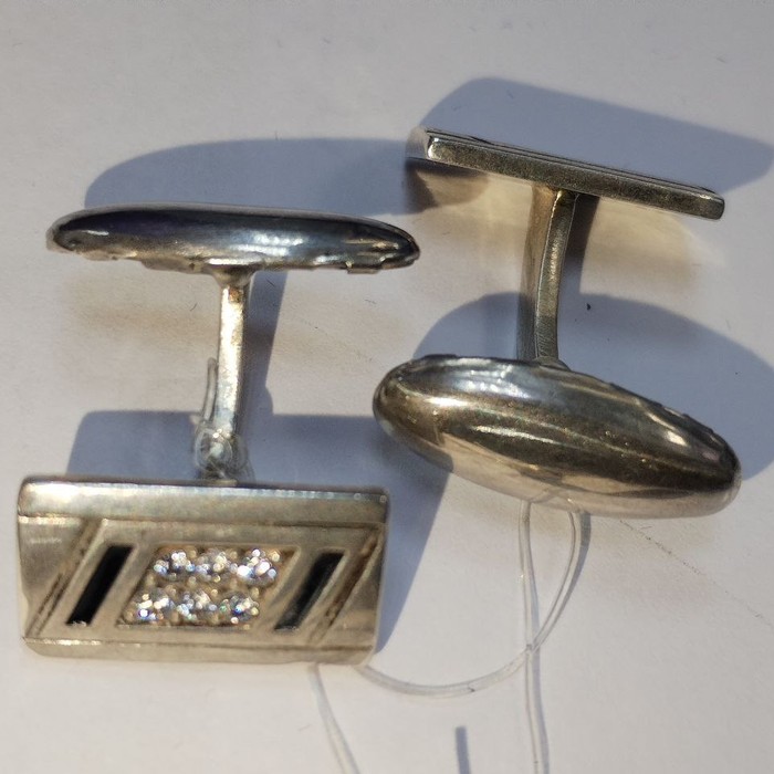 Запонки Серебро 925