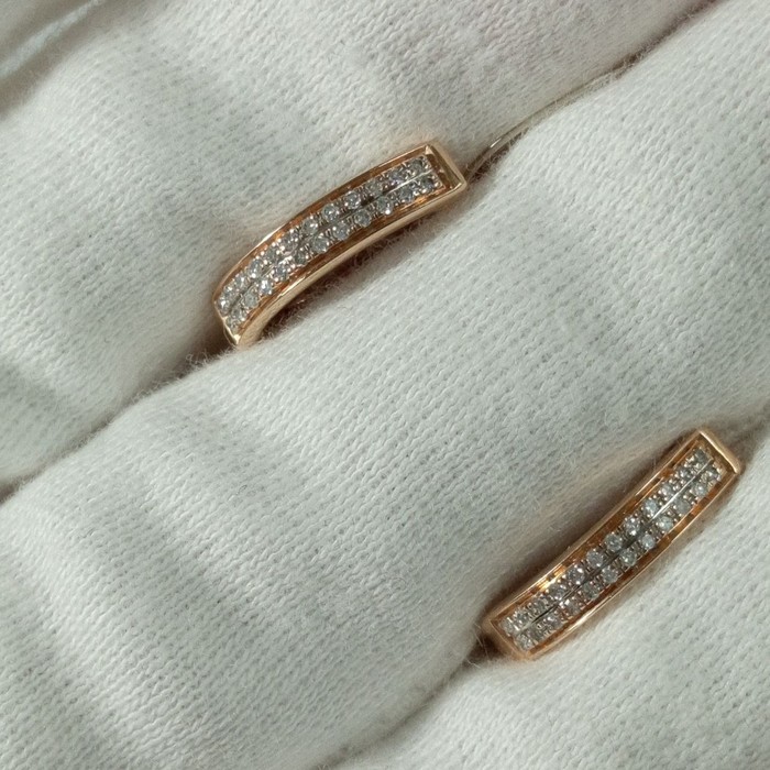 Premium Серьги Золото 585