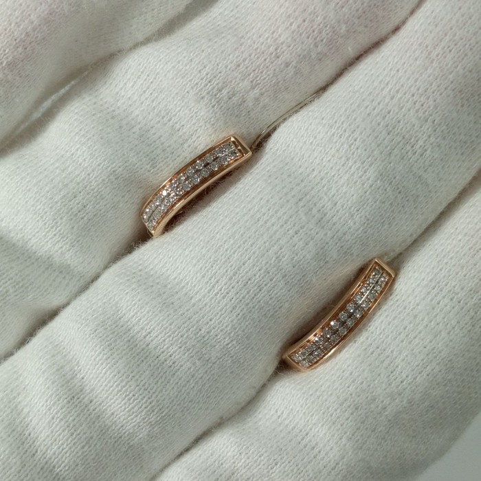 Premium Серьги Золото 585