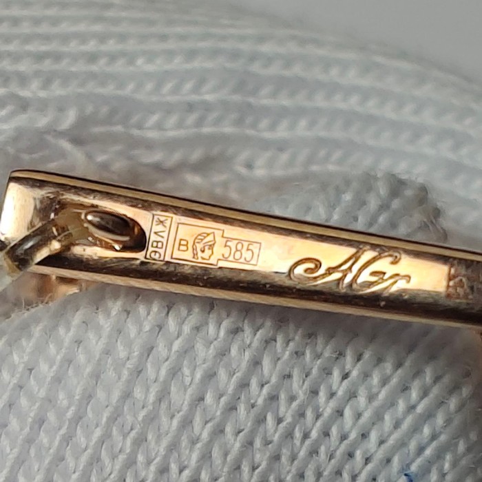 Premium Серьги Золото 585