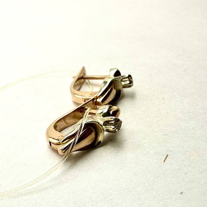 Premium Серьги Золото 585