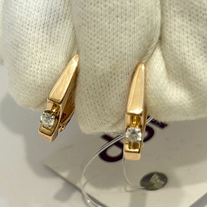 Premium Серьги Золото 585