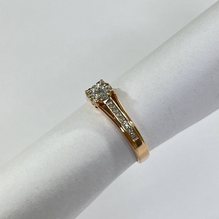 Premium Кольцо Золото 585