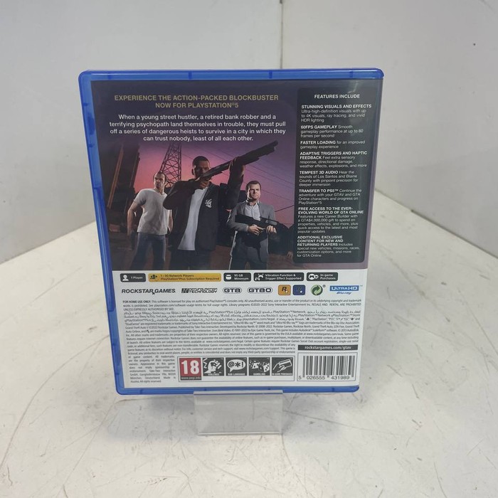 Диск PS5 Grand Theft Auto 5