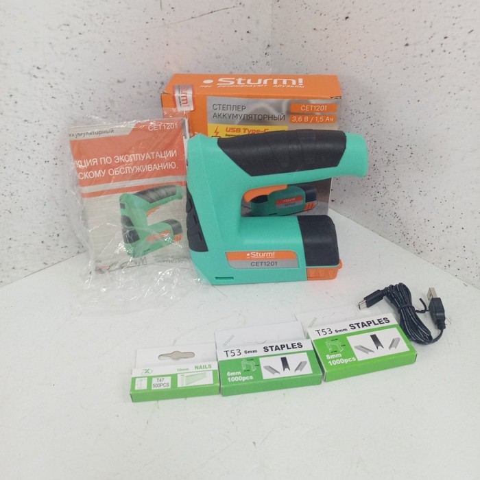 Строительный степлер Sturm! CET1201