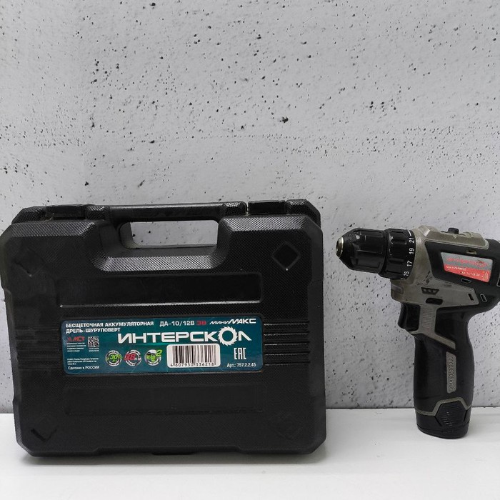 Шуруповерт Интерскол ДА-10/12В 38