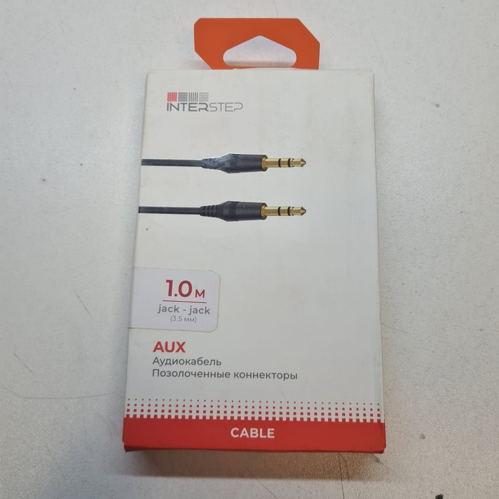AUX кабель Interstep 1m
