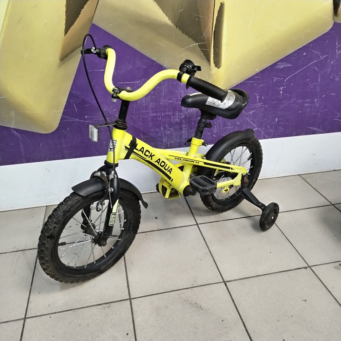 Детский велосипед Black Aqua Velorun 14
